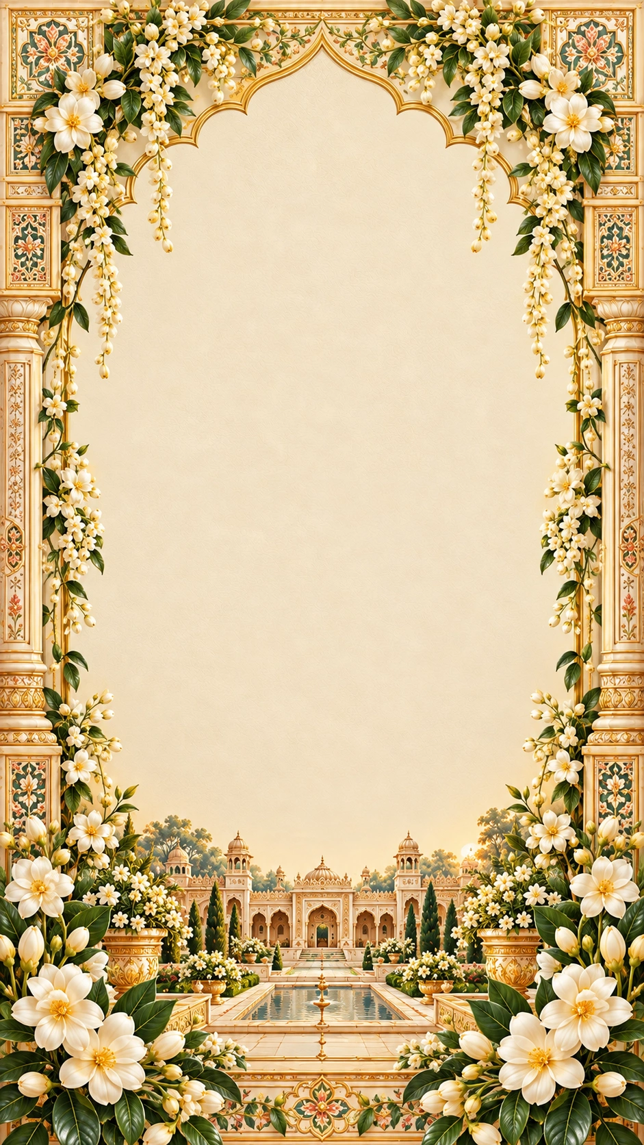 Suroor wedding invitation on a phone